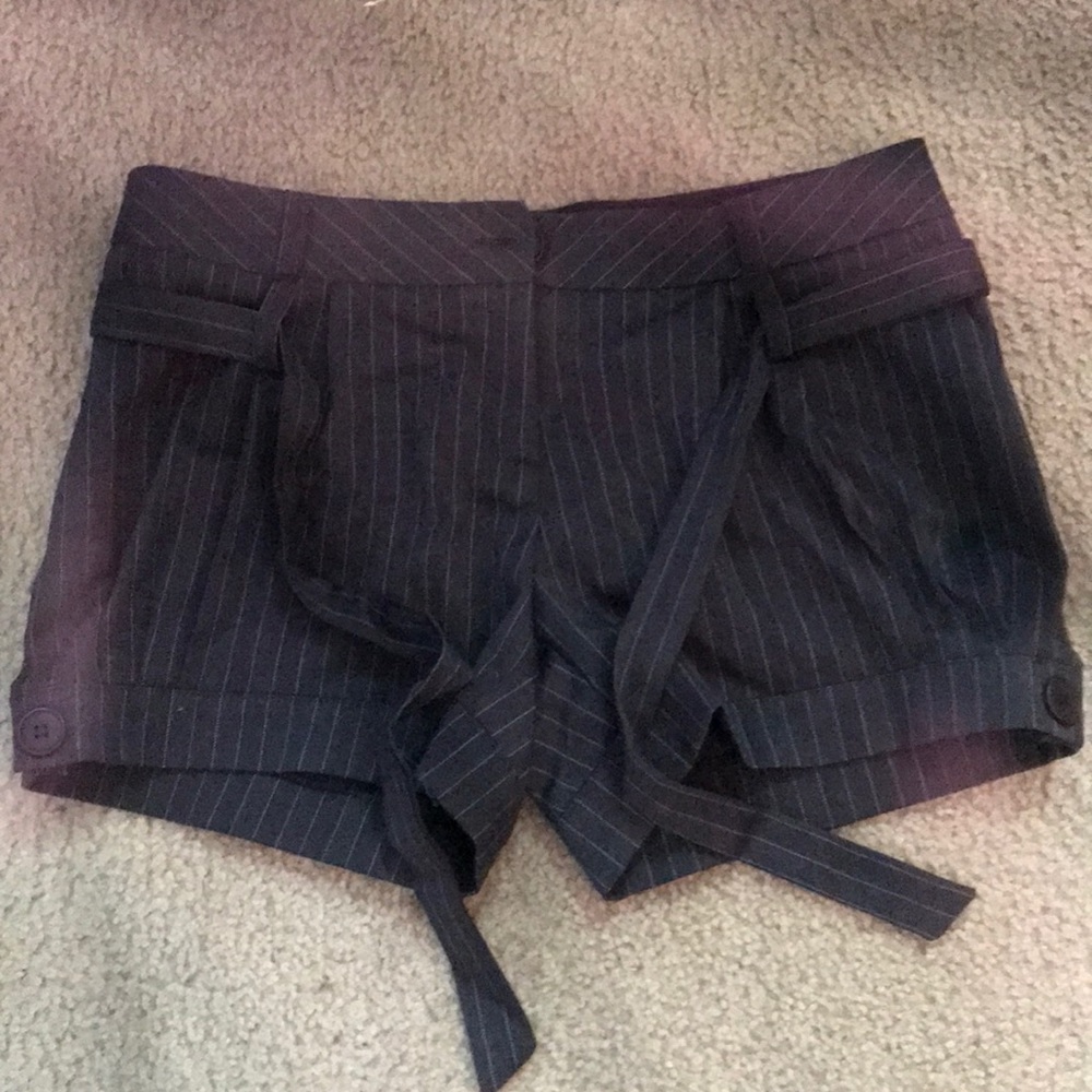 Pinstripe shorts